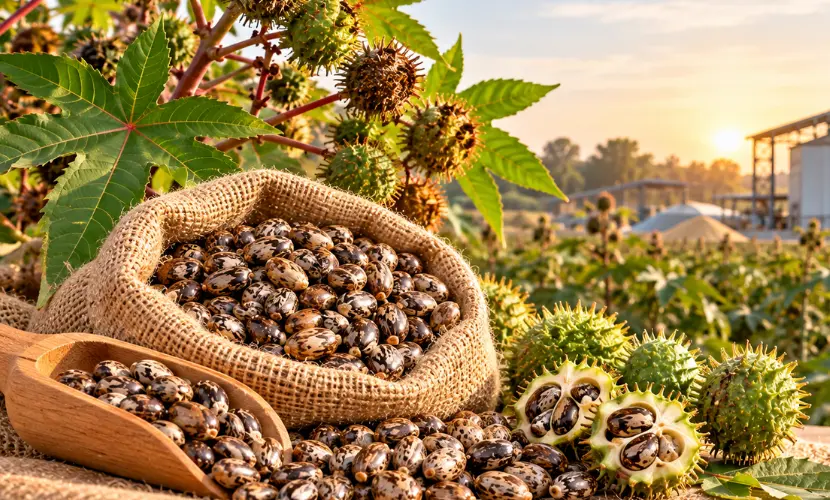 Indian Castor Seed Firm at Gujarat Mandis on Steady Export Demand