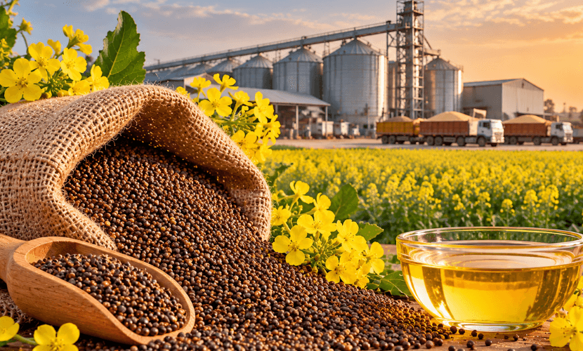 Indian Mustard Prices Firm as Modal Rates Jump 14 Percent in Uttar Pradesh